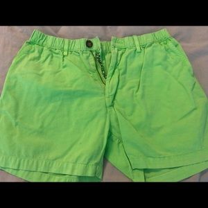 Lime green chubbies shorts large